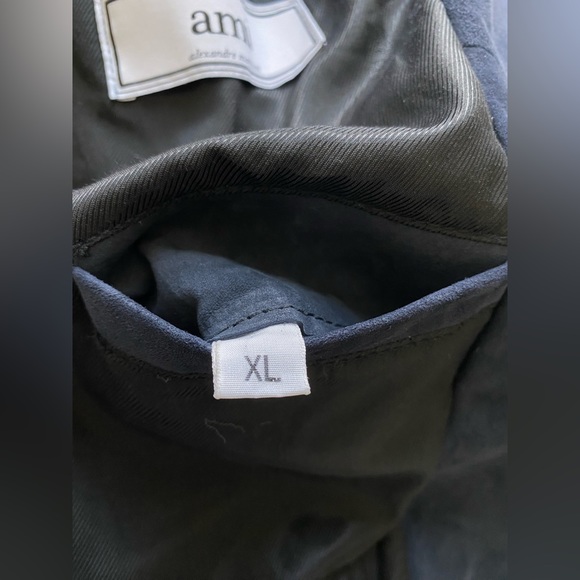 Ami Alexandre Mattiussi Blue And Brown Suede Bomber Jacket Men’s M/L - Picture 9 of 15